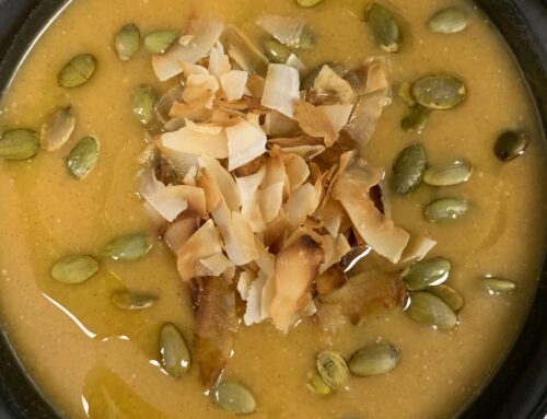 SWEET POTATO BISQUE FOR A WINTER WARM UP!